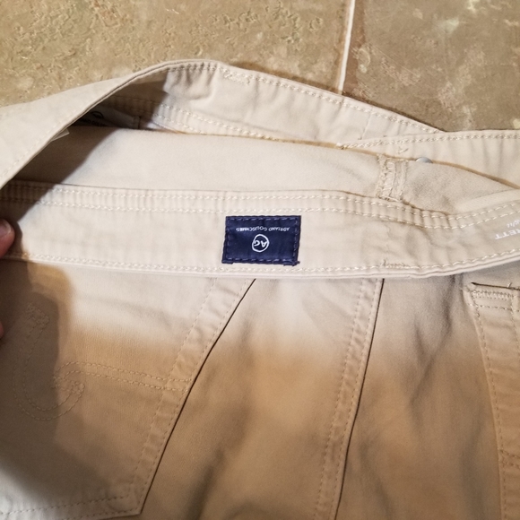 AG Everett Slim Straight Leg Jeans Tan - Picture 12 of 14